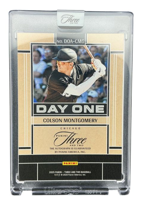 2025 Panini Three and Two Baseball Colson Montgomery Autograph /75
Back