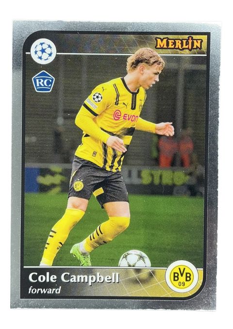 2025 Topps Merlin UEFA Cole Campbell RC #137
Front