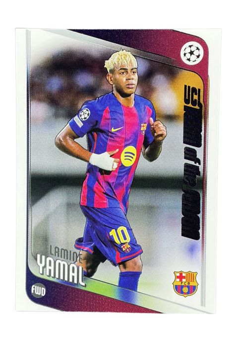 2026 UEFA Club Competitions Yamine Yamal Barcelona #10
Front