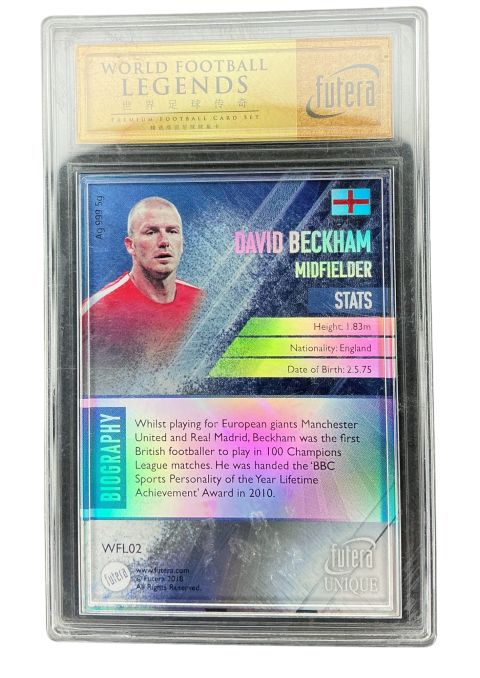 2018 Futera Unique Divid Beckham #WFL02
Back