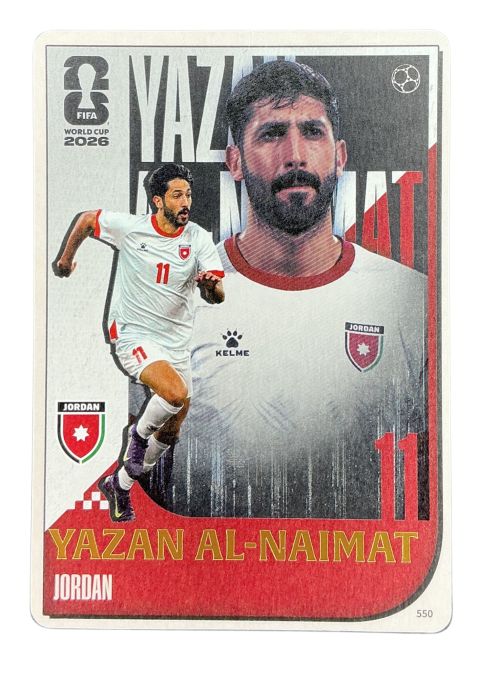 2026 Panini x Kayou Fifa World Cup Akram Yazan Al-Naimat #550
Front