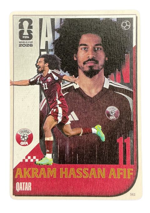 2026 Panini x Kayou Fifa World Cup Akram Hassan Afif #562
Front