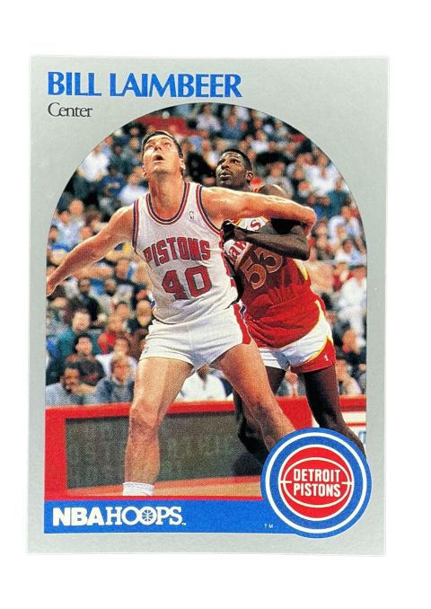 1990 NBA Hoops Bill Laimbeer #108 Front1990 NBA Hoops Bill Laimbeer #108