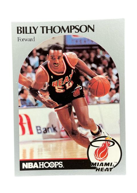 1990 NBA Hoops Billy Thompson #172 Front