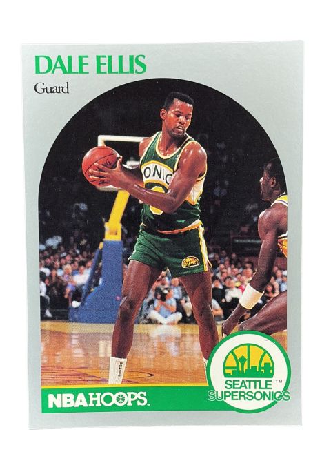 1990 NBA Hoops Dale Ellis #277 Front