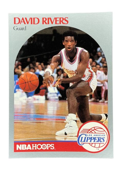 1990 NBA Hoops David Rivers #150 Front
