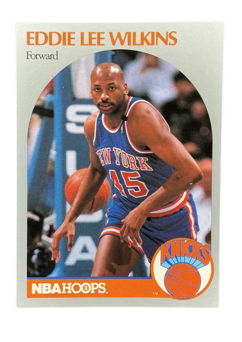 1990 NBA Hoops Eddie Lee Wilkins #211 Front