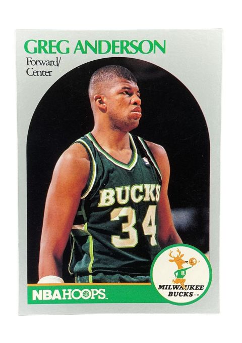 1990 NBA Hoops Greg Anderson #173 Front