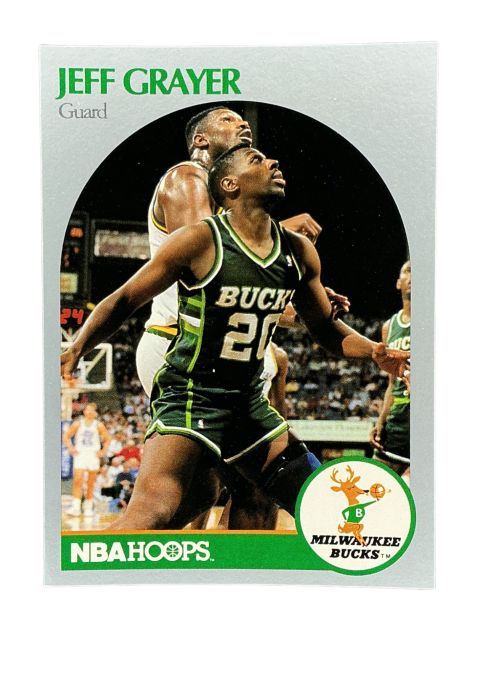 1990 NBA Hoops Jeff Grayer #174 Front