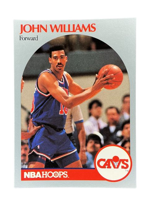 1990 NBA Hoops John Williams #80 Front