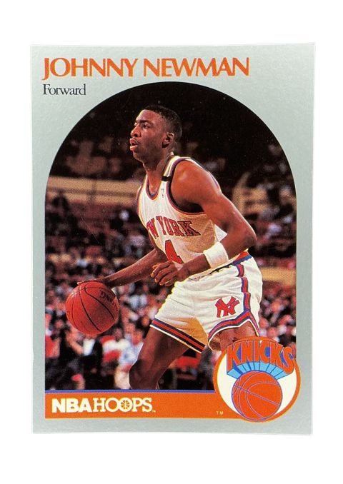 1990 NBA Hoops Johnny Newman #206 Front