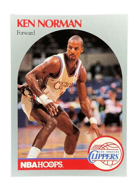 1990 NBA Hoops Ken Norman #149 Front