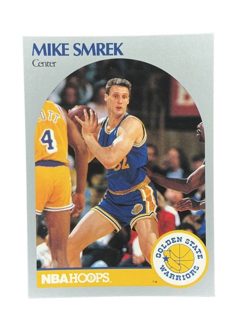 1990 NBA Hoops Mike Smrek #119 Front