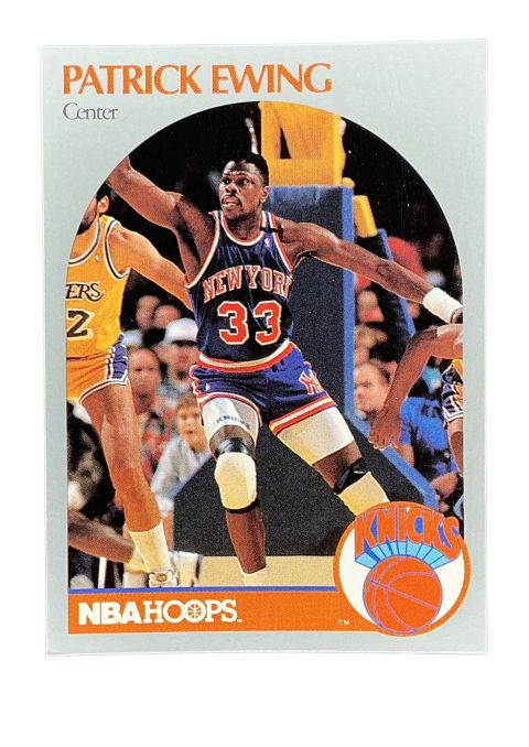 1990 NBA Hoops Patrick Ewing #203 Front