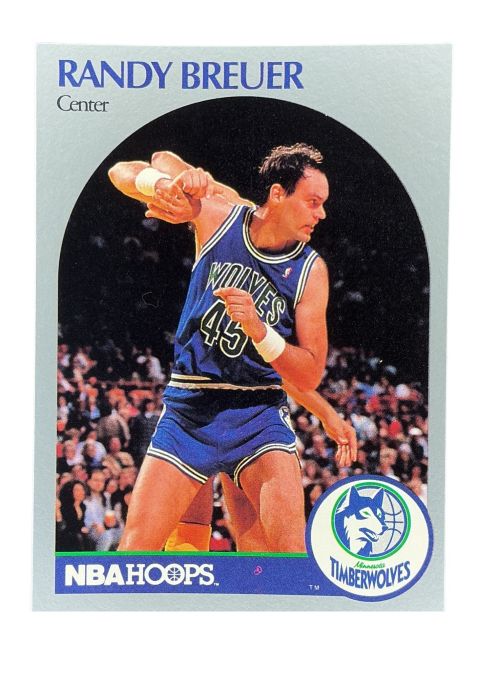 1990 NBA Hoops Randy Breuer #184 Front