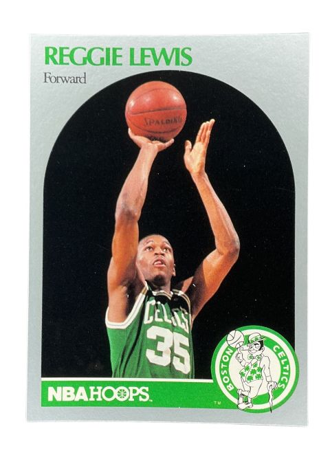 1990 NBA Hoops Reggie Lewis #43 Front