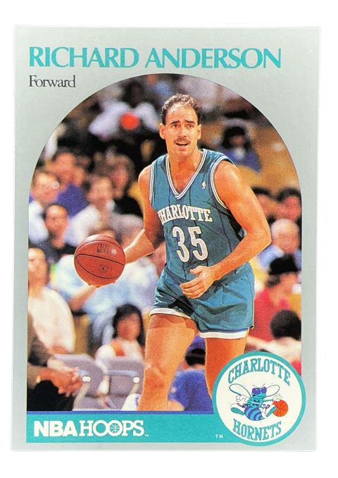 1990 NBA Hoops Richard Anderson #49 Front