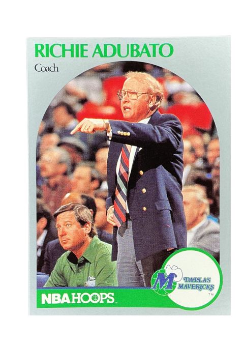 1990 NBA Hoops Richie Adubato #310 Front