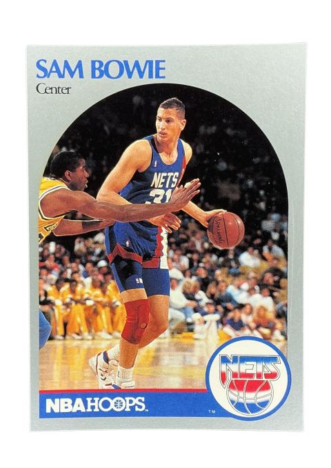 1990 NBA Hoops Sam Bowe #194 Front