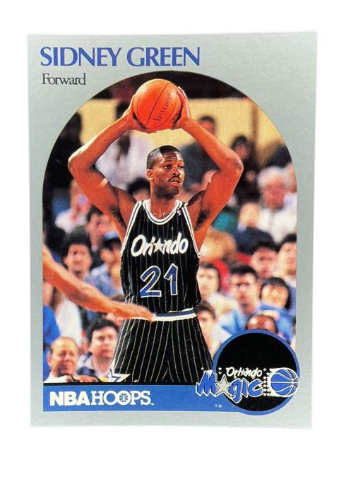 1990 NBA Hoops Sidney Green #218 Front