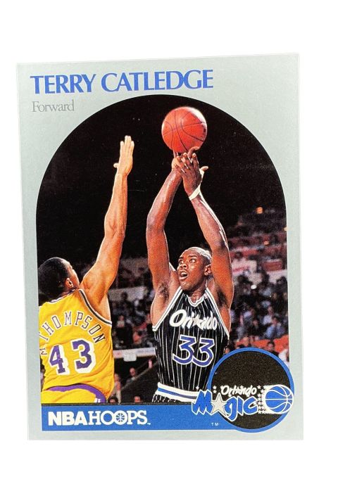 1990 NBA Hoops Terry Catledge #216 Front