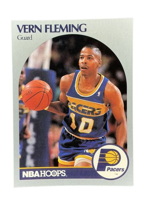 1990 NBA Hoops Vern Fleming #133 Front