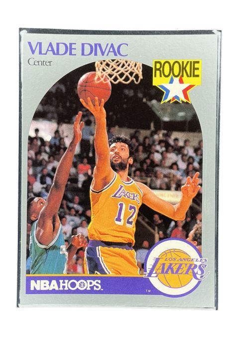 1990 NBA Hoops Vlade Divac RC #154 Front