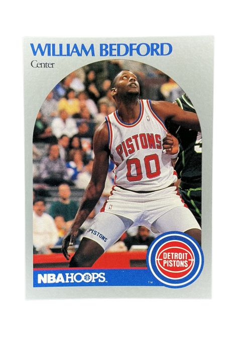 1990 NBA Hoops William Bedford #102 Front
