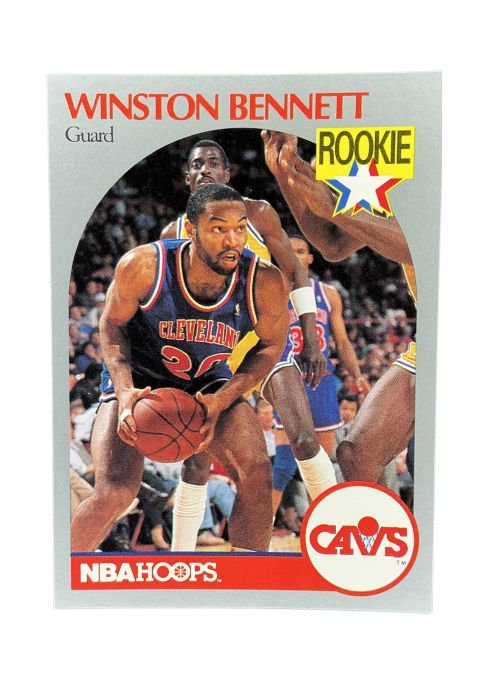 1990 NBA Hoops Winston Bennett RC #70 Front