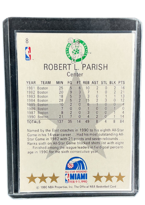 1990 Nba Hoops Robert Parish All Star East #8
 Back