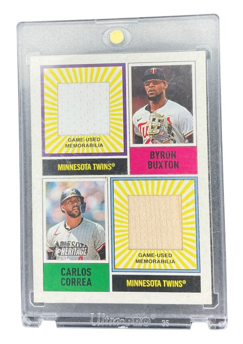 2025 Topps Heritage Baseball Dual Player MLB Collection Relic #DPMCR-BC
Front