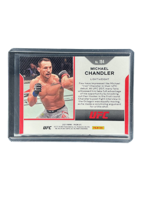 2022 Panin Prizm UFC Michael Chandler #194 Back