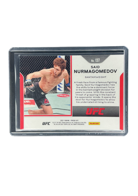 2022 Panin Prizm UFC Said Nurmagomedov RC #137 Back
