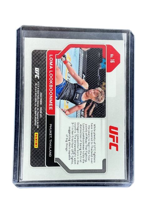 2022 Panini Prizm UFC - Loma Lookboonmee RC #16 Back