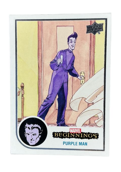 2022 Upper Deck Marvel Beginnings Volume 2, Series 1 Purple Man #27 Front