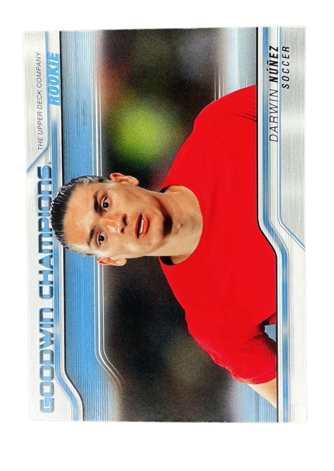 2023 Upper Deck Goodwin Champions Darwin Nunez Rookie #96 Front2023 Upper Deck Goodwin Champions Darwin Nunez Rookie #96