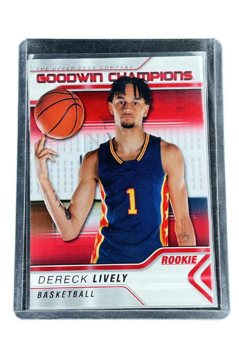 2023 Upper Deck Goodwin Champions Dereck Lively Rc Lucky Red #28
 Front