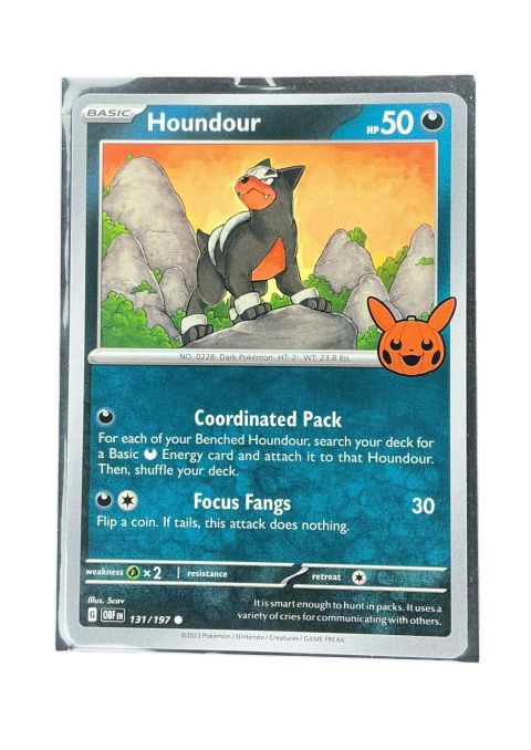 2024 Pokemon Houndour C Trick or Trade #131 Front