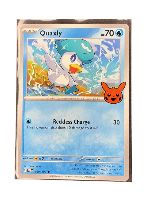 2024 Pokemon Quaxly C Trick or Trade #050 Front