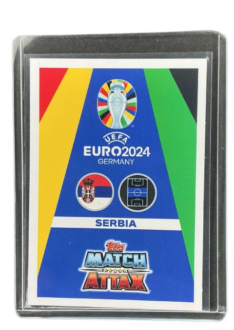 2024 Topps Match Attax UEFA Euro Germany Ivan Ilic Topps Refactor #SRB 10
 Back
