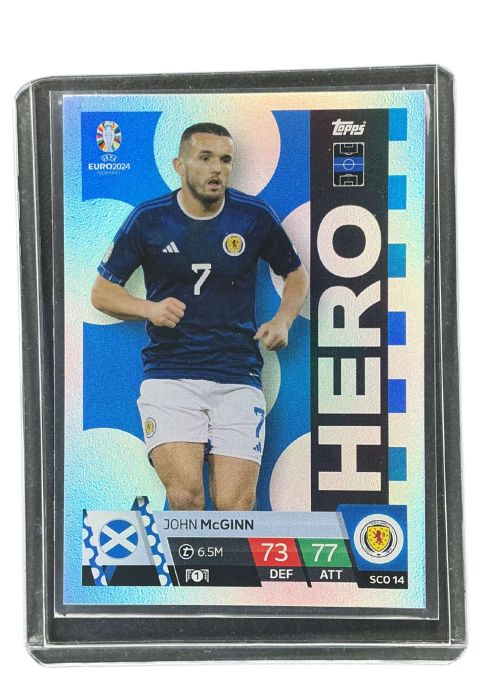 2024 Topps Match Attax UEFA Euro Germany John Mcginn Hero #SCO 14
 Front