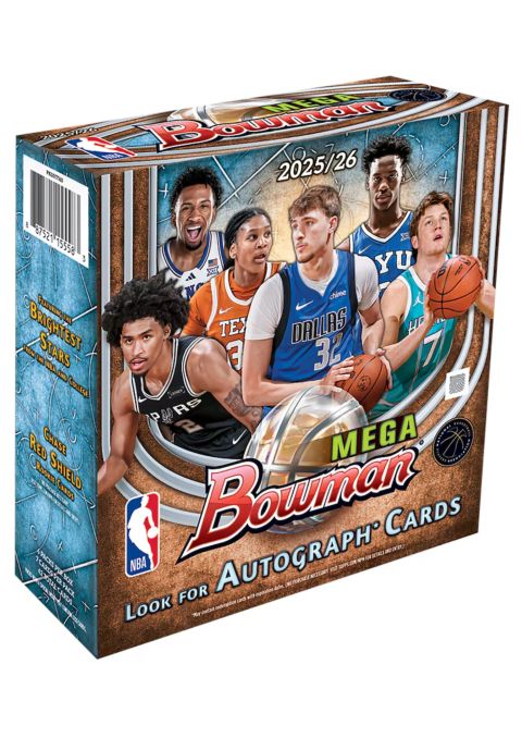 2025-26 Topps Bowman Basketball Factory Sealed Mega