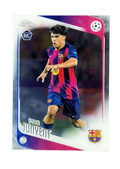 2025-26 Topps Chrome UEFA Club Competition Quim Junyent #93 Front