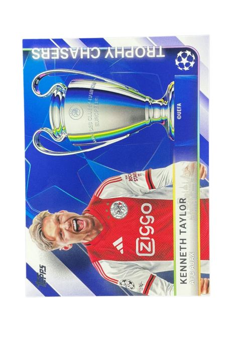 2025-26 Topps Chrome UEFA Club Competition Trophy Chaser Kenneth Taylor #TC-34 Front