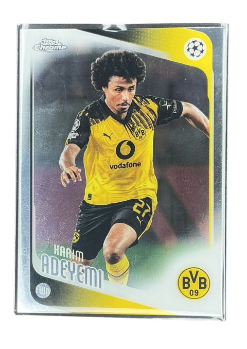 2025-26 Topps Chrome UEFA Club Competitions Karim Adeyemi #128 Front