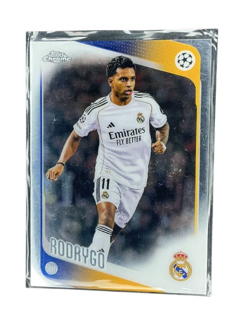 2025-26 Topps Chrome UEFA Club Competitions Rodrygo #102 Front