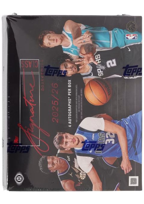 2025-26 Topps Signature Class Basketball Factory Sealed Jumbo