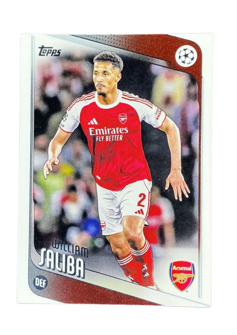 2025-26 Topps UEFA Club Competition William Saliba #113 Front