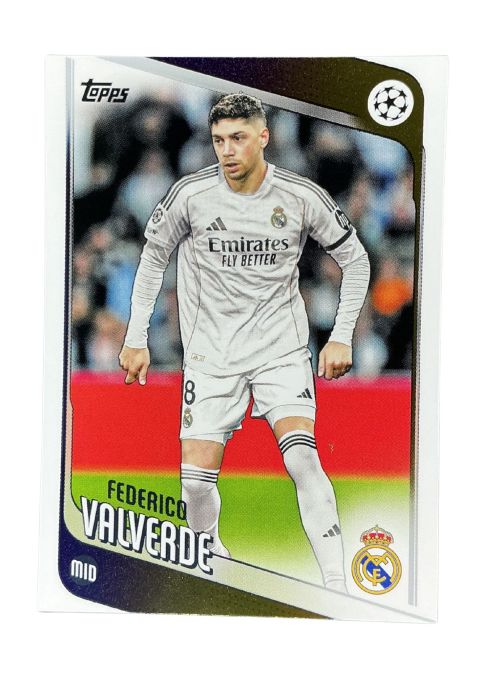 2025-26 Topps UEFA Club Competitions Federico Valverde #65 Front