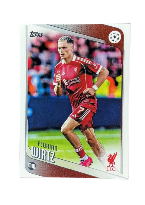 2025-26 Topps UEFA Club Competitions Florian Wirtz #74 Front